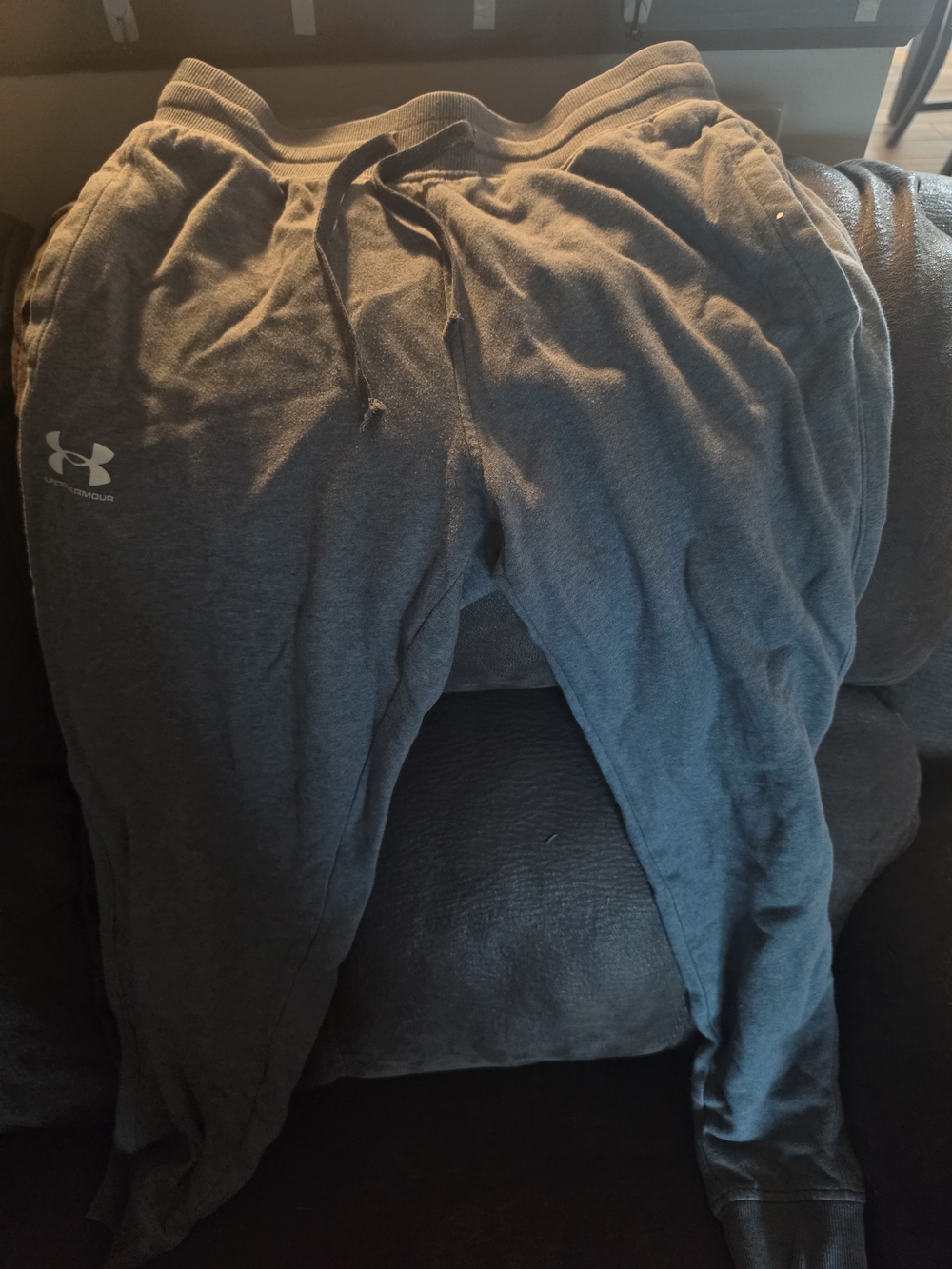 Under Armour Gray Sweatpants with Drawstring